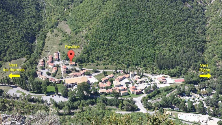 Situation dans le village Vallon des Sources