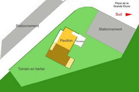Carte indicative du terrain et stationnement